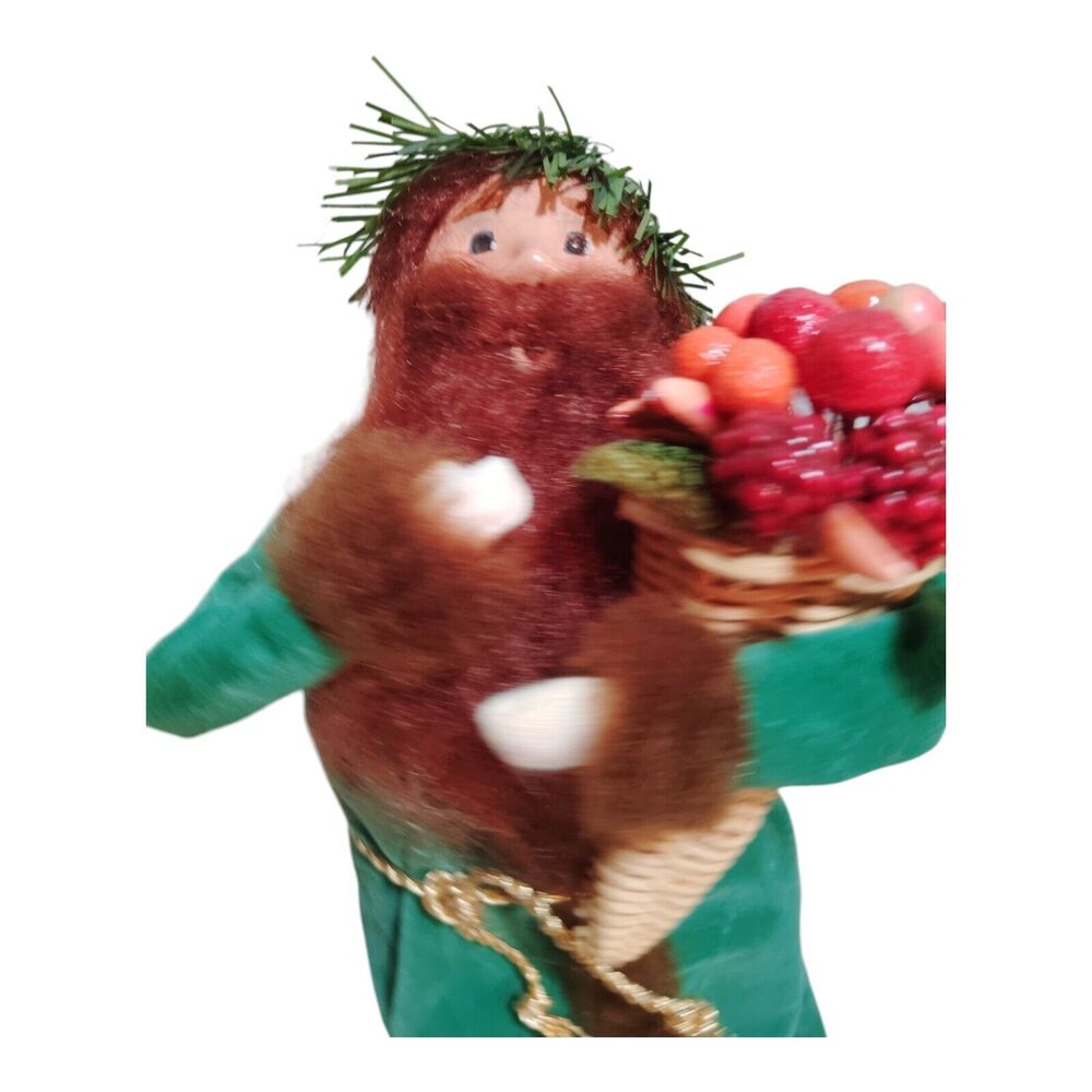 Byer’s Choice Caroler “Spirit of Xmas Present” 1988 1st Ed Missing Cup